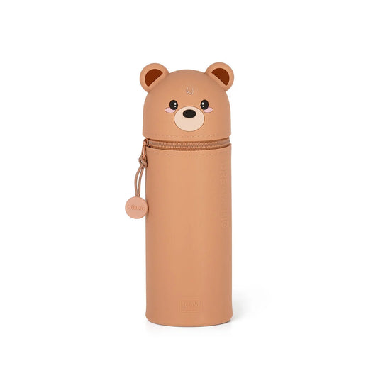 Teddy Bear "Dream Big" 2-in-1 Silicone Pencil Case