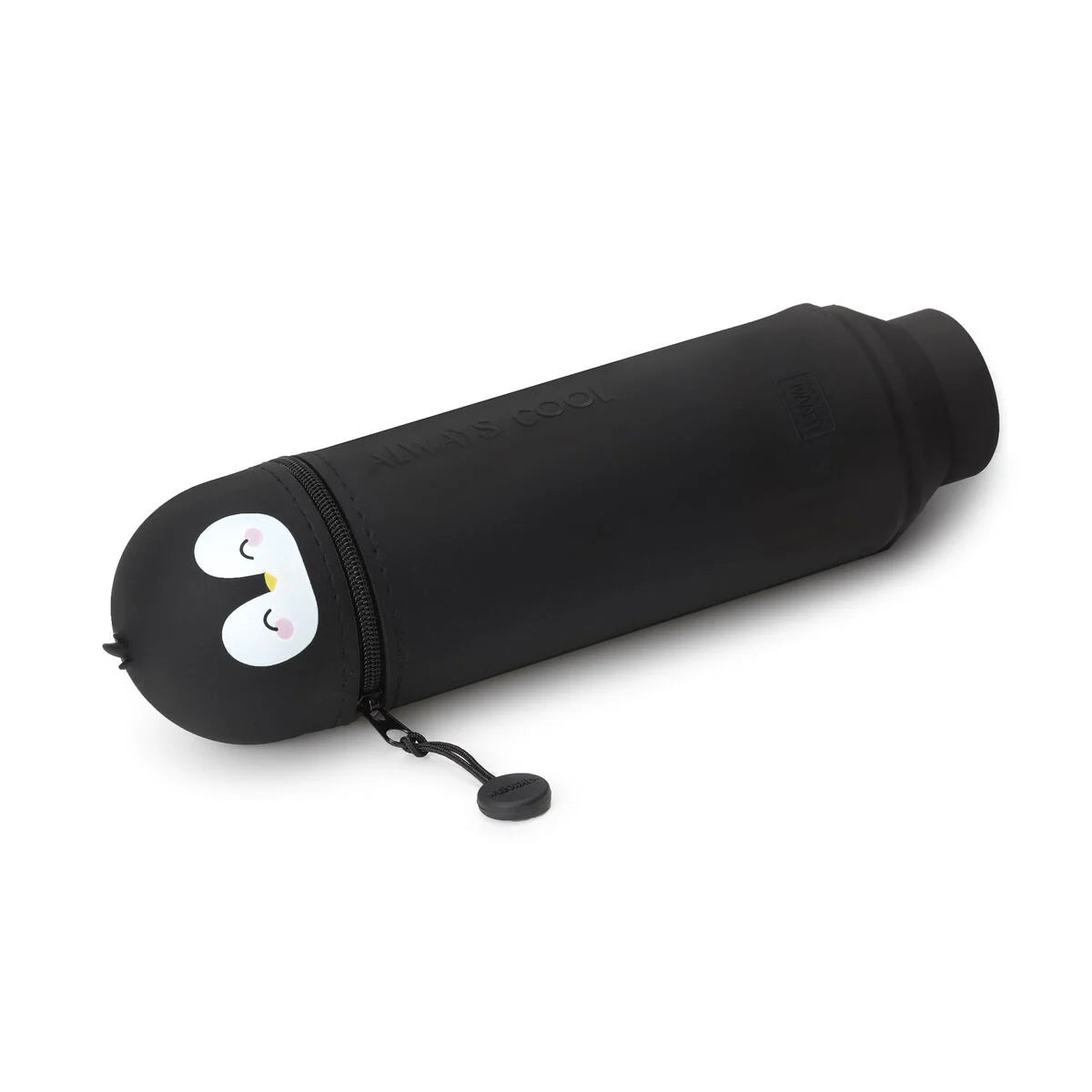 Penguin "Always Cool" 2-in-1 Silicone Pencil Case