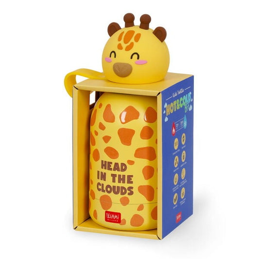 Vacuum Bottle for Kids - Giraffe - Hot & Cold BFF