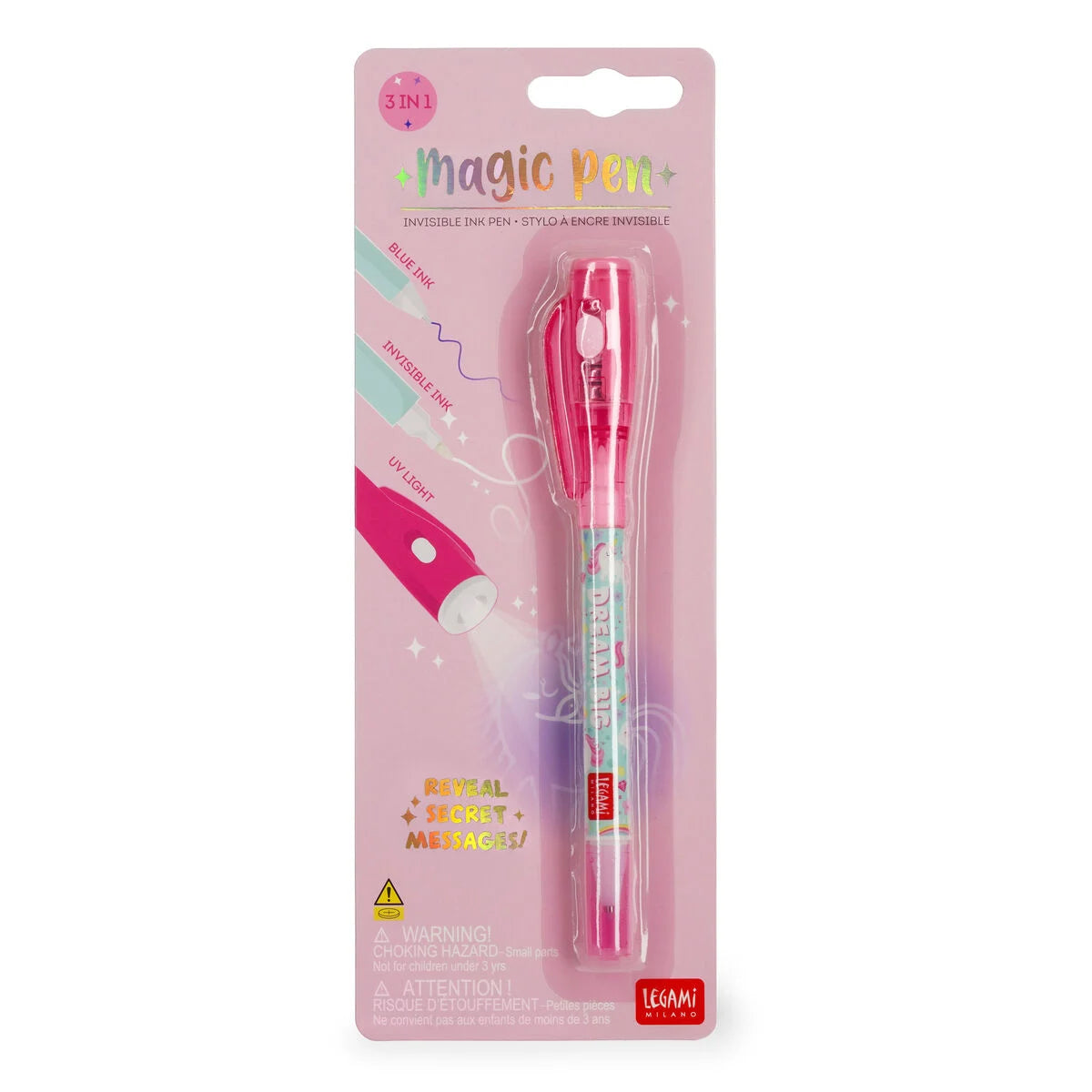 Legami Invisible Ink Pen - Space - Magic Pen