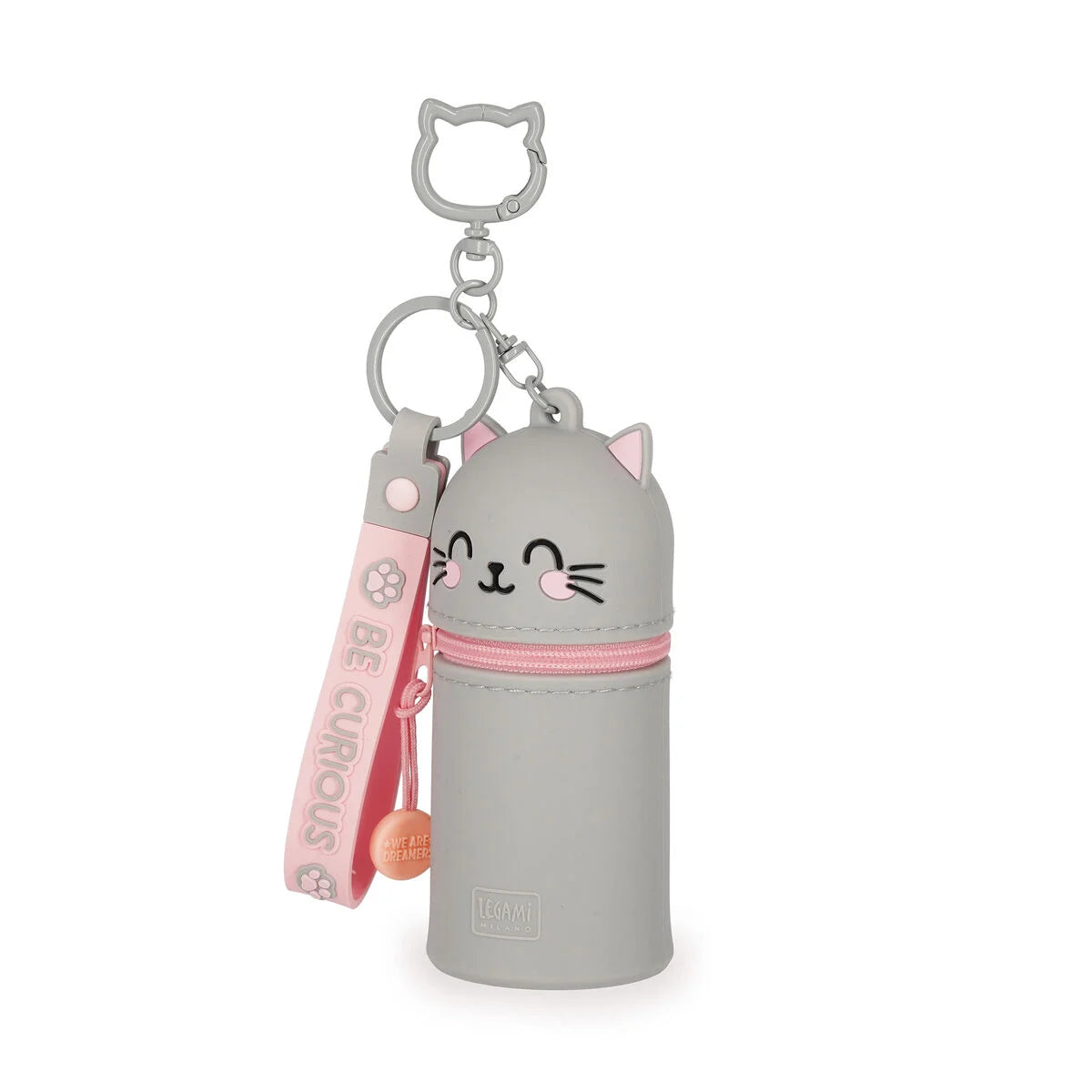 Kitty Coin Purse with Key Ring - Mini Kawaii
