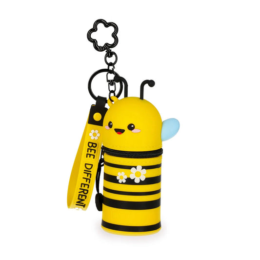 Bee Coin Purse with Key Ring - Mini Kawaii