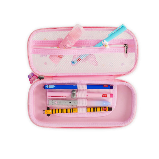 Butterfly Rigid Transparent Pencil Case - Wonder Wow