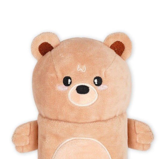 Legami Teddy Bear "Dream Big" Soft Plush Pencil Case - Super Soft!
