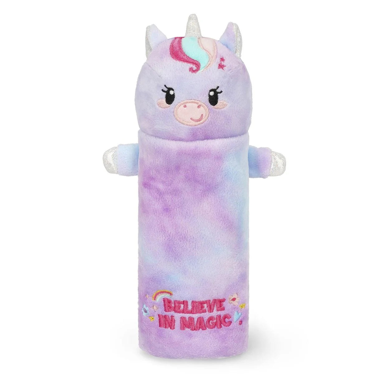 Legami Unicorn "Believe in Magic" Soft Plush Pencil Case - Super Soft!