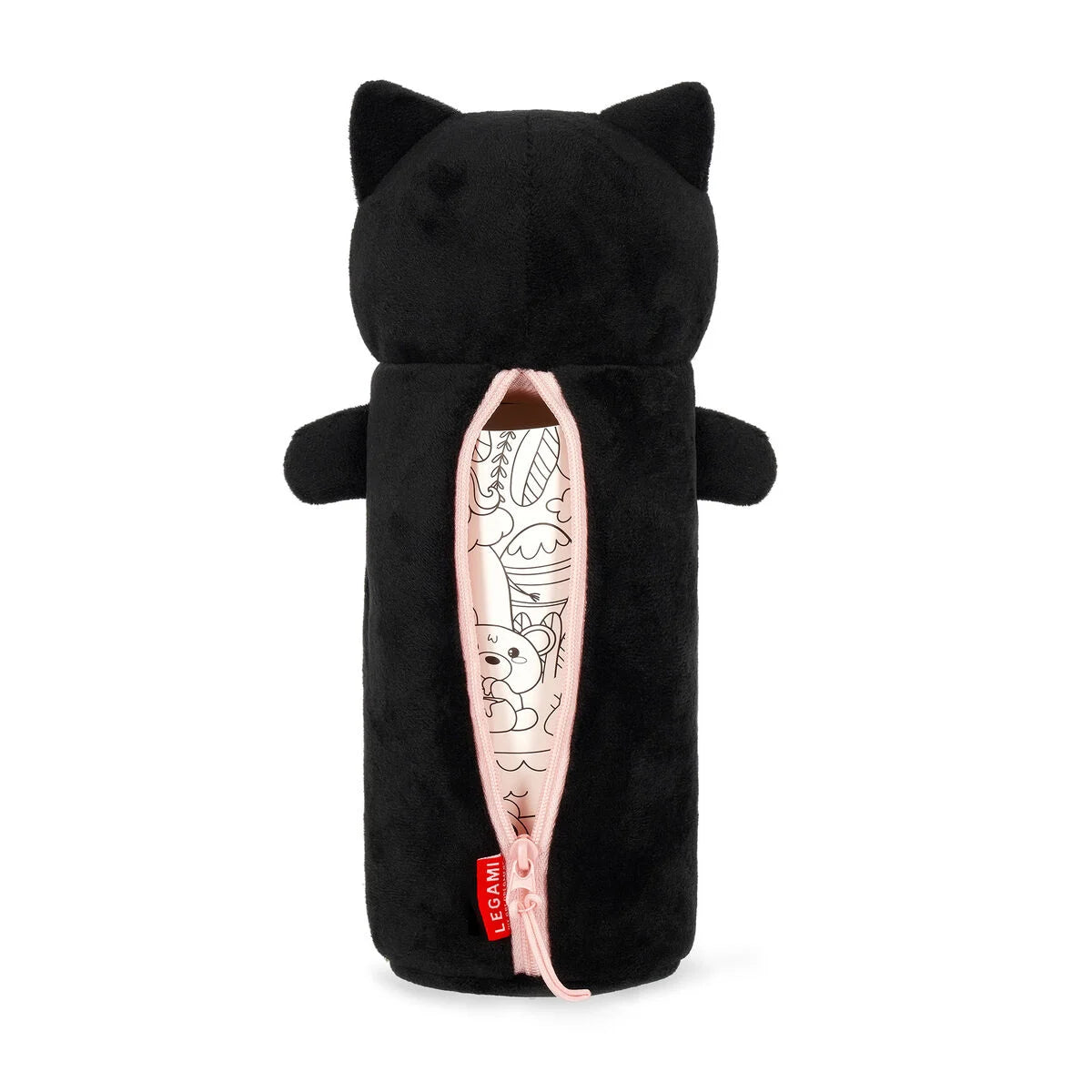 Legami Kitty "Be Curious" Soft Plush Pencil Case - Super Soft!