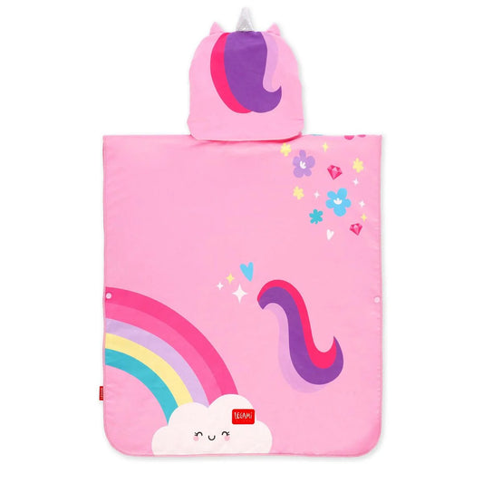 TOWELLING PONCHO FOR KIDS UNICORN