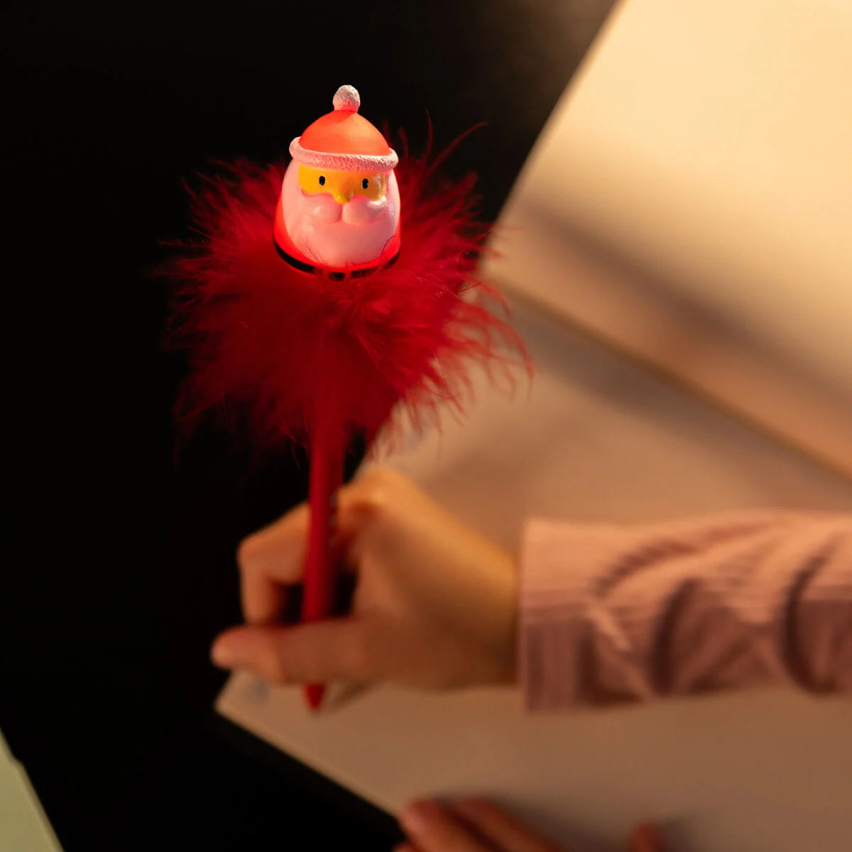Light-up Ballpoint Pen - Santa Claus - Writing is Magic
