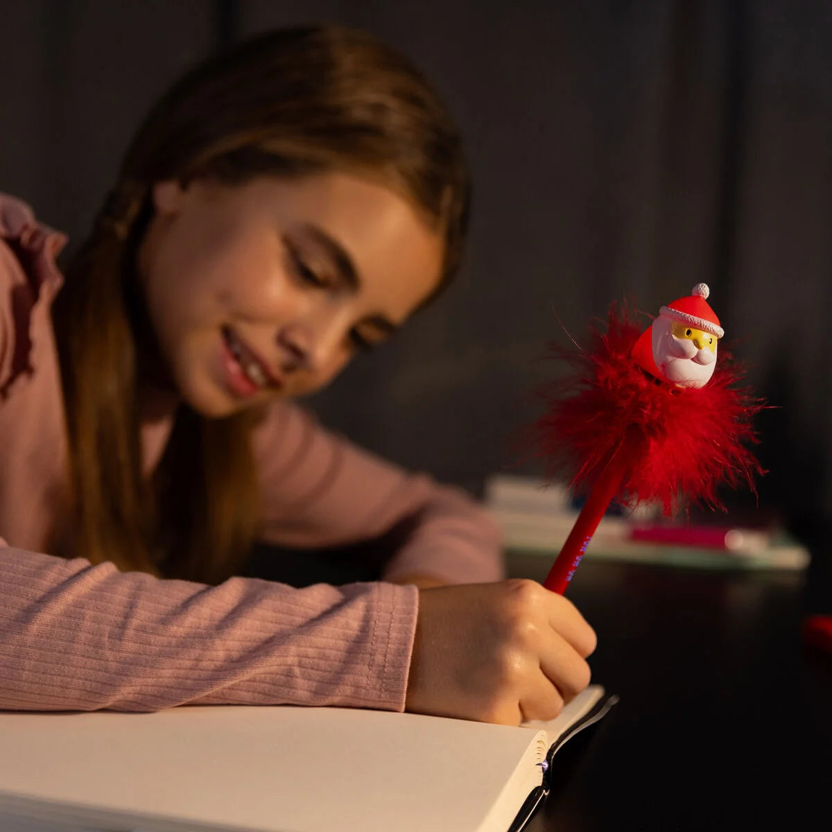 Light-up Ballpoint Pen - Santa Claus - Writing is Magic