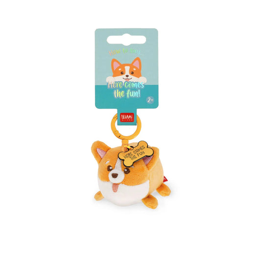 LEGAMI Corgi Plush Key Ring - Tiny Super Soft!