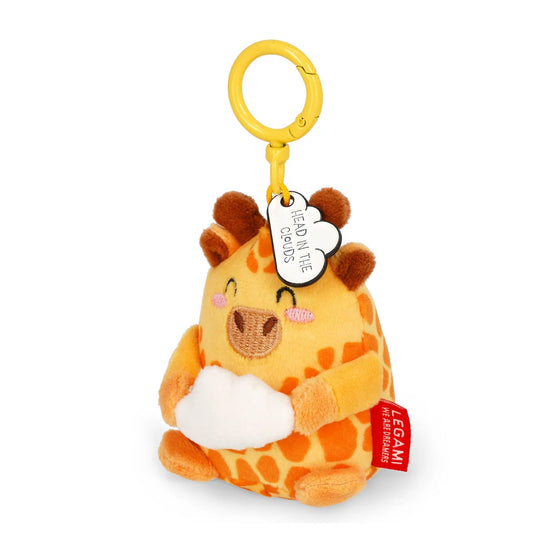 LEGAMI Giraffe Plush Key Ring - Tiny Super Soft!