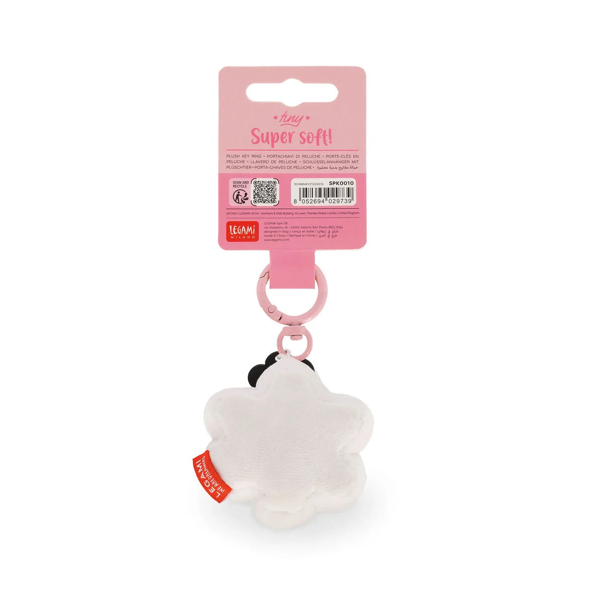LEGAMI Daisy Plush Key Ring - Tiny Super Soft!