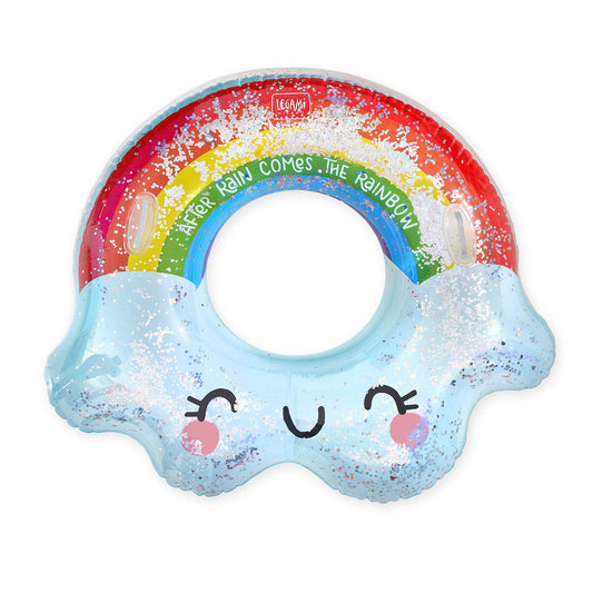 Rainbow Maxi Inflatable Pool Ring - Maxi Pool Ring