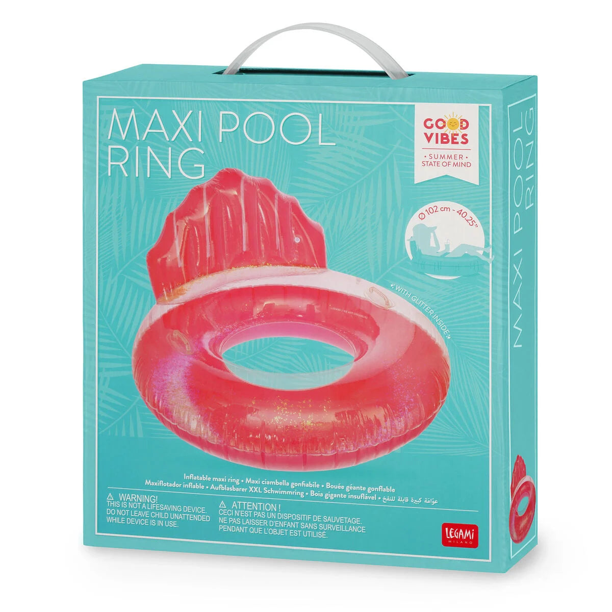 Seashell Maxi Inflatable Pool Ring - Maxi Pool Ring