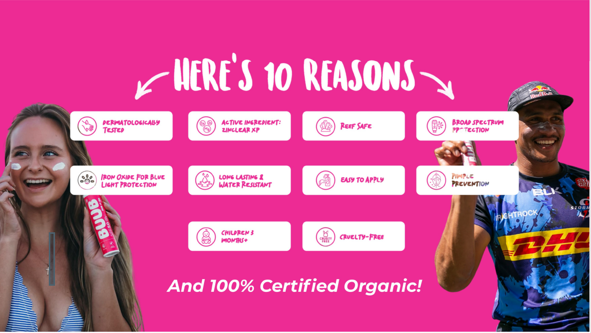 BUUB Original - 100% Organic SPF50 (110g)